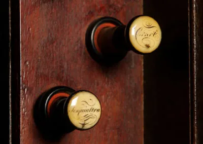 Thaxted Lincoln Organ stops