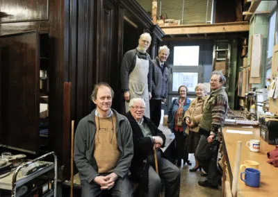 Thaxted Lincoln Organ team visiting Goetze and Gwynn